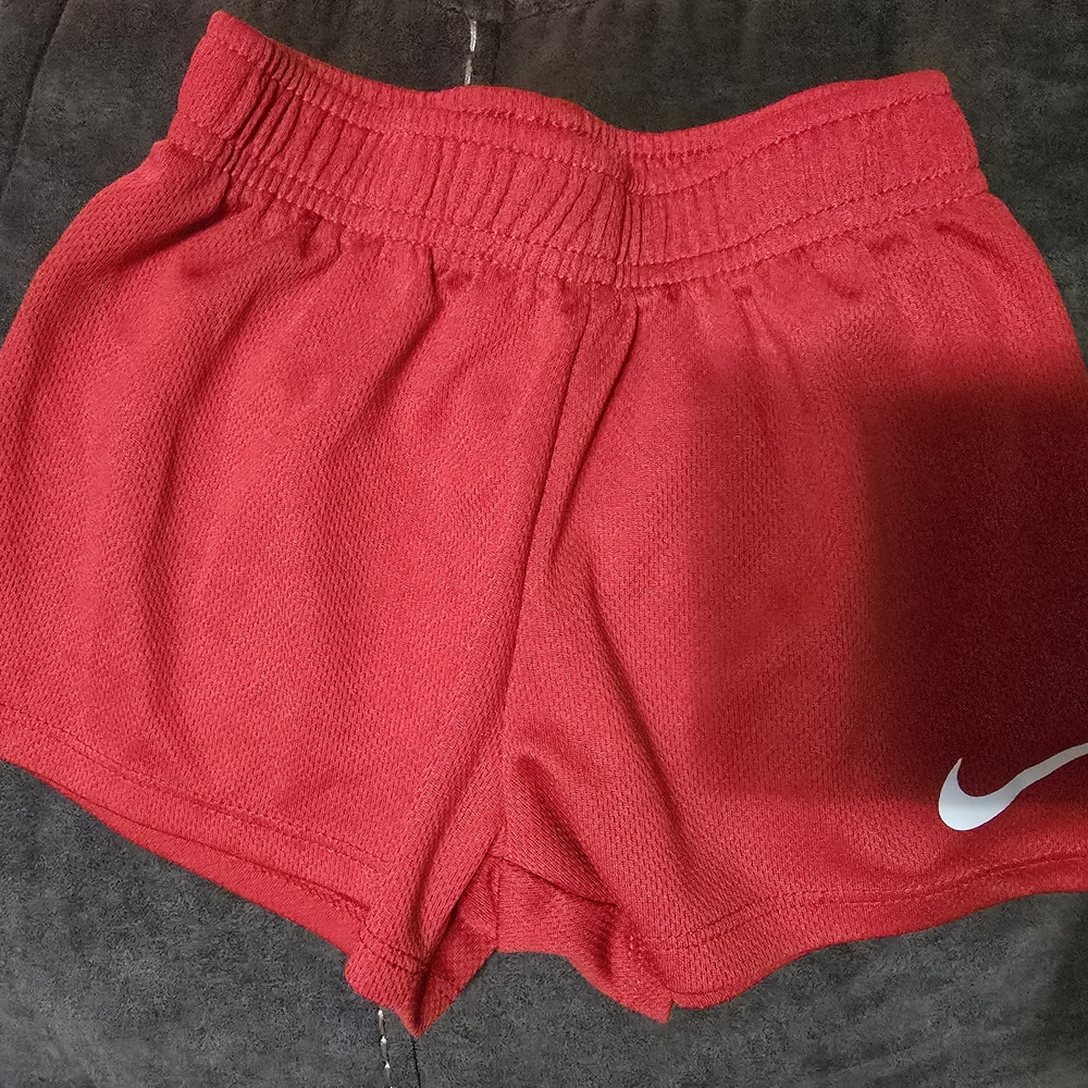 Nike Women's Vibrant Red Athletic Shorts